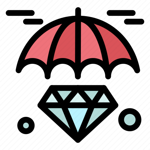 Diamond, hold, insurance, invest icon - Download on Iconfinder