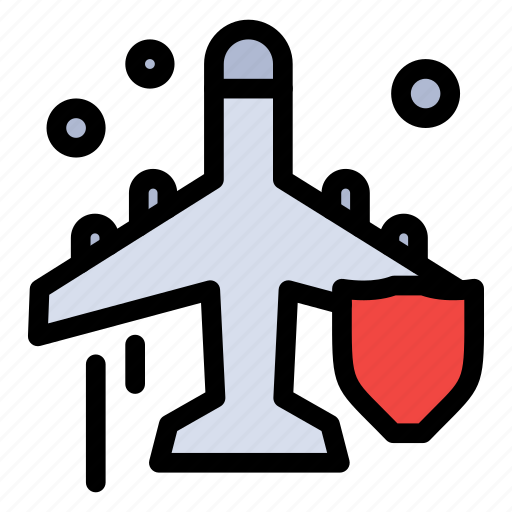 Fly, insurance, plane, protection icon - Download on Iconfinder