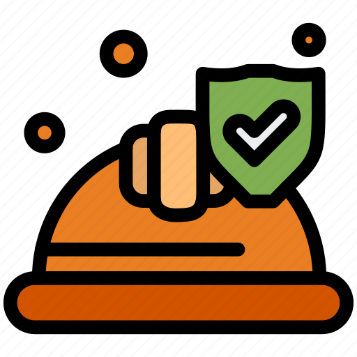 Hat, insurance, security, shield icon - Download on Iconfinder
