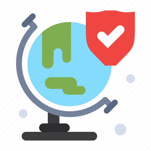 Insurance, security, shield, world icon - Download on Iconfinder