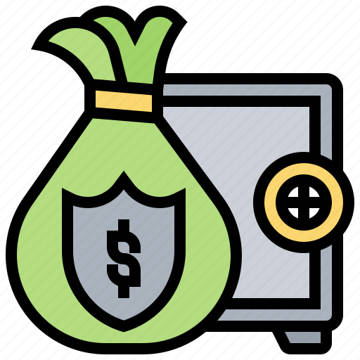 Insurance, loss, money, property, safe icon - Download on Iconfinder