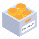 donation, charity, donation box, money collection, money donation