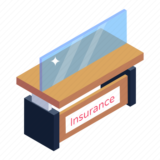 Insurance office, insurance company, reception, counter, help desk icon - Download on Iconfinder