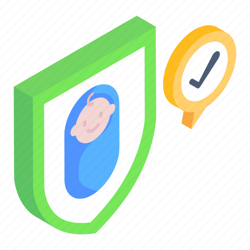 Baby insurance, newborn insurance, child insurance, baby protection, child protection icon - Download on Iconfinder