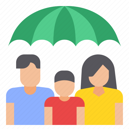 Family, insurance, protection, umbrella icon - Download on Iconfinder
