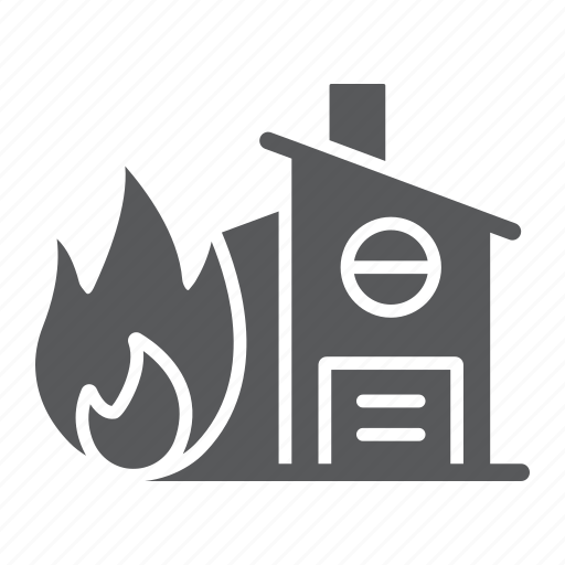 Disaster, fire, home, house, insurance, protection icon - Download on Iconfinder