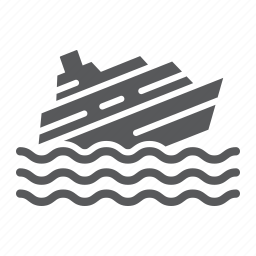 Boat, catastrophe, disaster, ship, sink, sinking, water icon - Download on Iconfinder