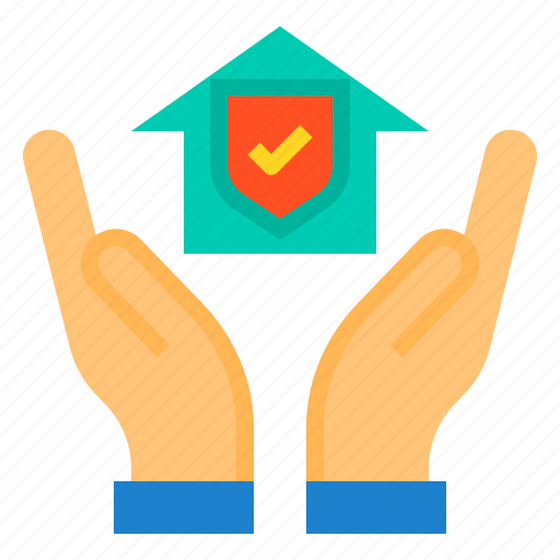 Care, house, insurance, property, protection, security icon - Download on Iconfinder