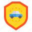 car, care, insurance, protection, security, shield, vehicle 