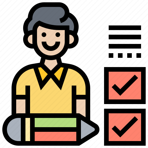 Assessor, checklist, evaluate, inspection, report icon - Download on Iconfinder