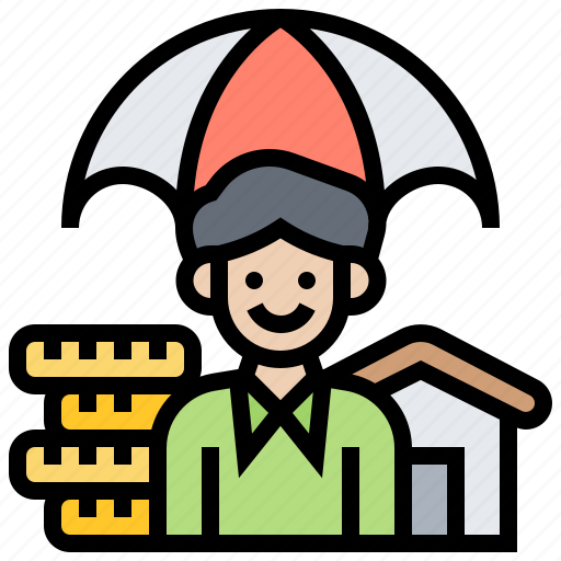 Assurance, liability, reinsurance, risk, safety icon - Download on Iconfinder