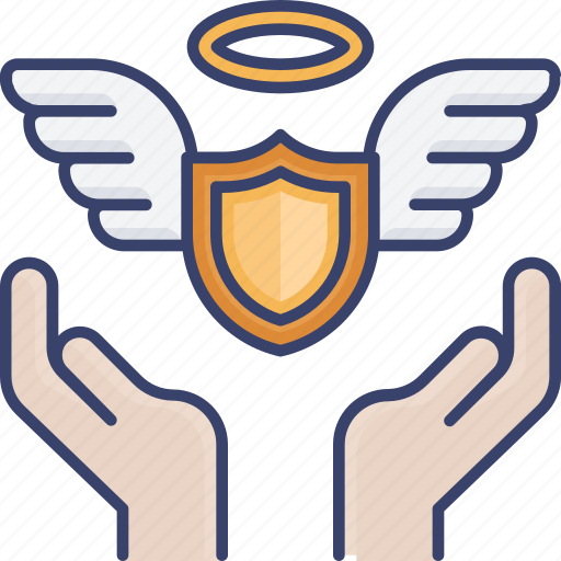 Angel, death, gesture, hand, insurance, protection, security icon - Download on Iconfinder