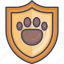 animal, insurance, pets, protection, security, shield 