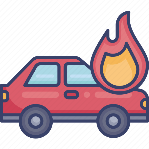 Car, fire, flame, insurance, protection, security, shield icon - Download on Iconfinder