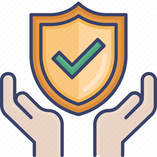 Approve, complete, confirm, gesture, hand, insurance, protection icon - Download on Iconfinder