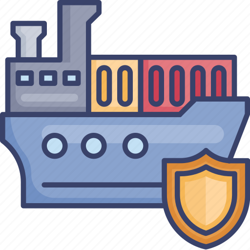 Container, insurance, protection, security, ship, shipping, transportation icon - Download on Iconfinder