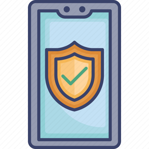 Insurance, mobile, online, protection, security, shield, smartphone icon - Download on Iconfinder