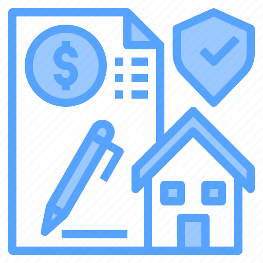 Contract, house, insurance, investment, policy, protection, security icon - Download on Iconfinder