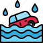 flood, natural disaster, car, insurance, automobile 