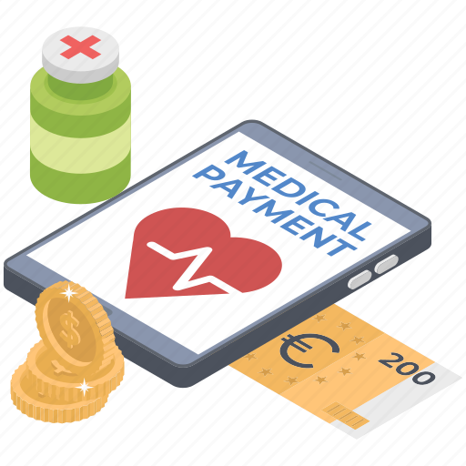 Healthcare payment app, medical app, medical billing app, medical payment app, online payment icon - Download on Iconfinder