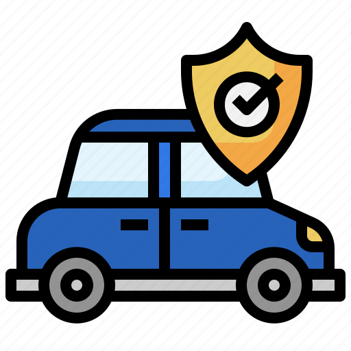 Car, insurance, shield, safety, protected, security, vehicle icon - Download on Iconfinder