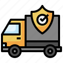 delivery, truck, transport, deliver, security