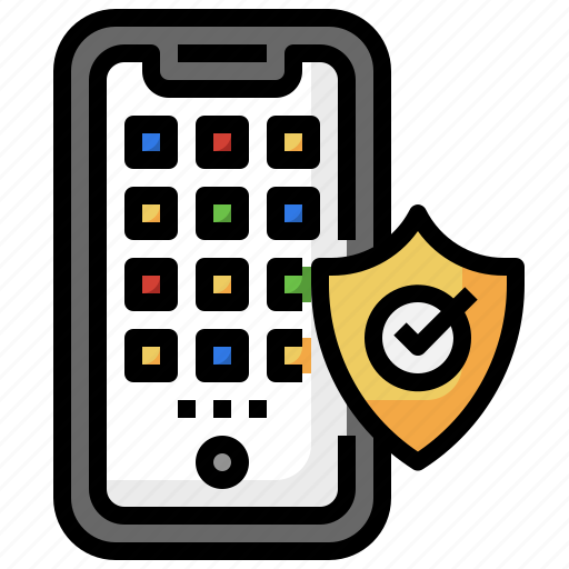 Smartphone, safe, shield, insurance, protected icon - Download on Iconfinder
