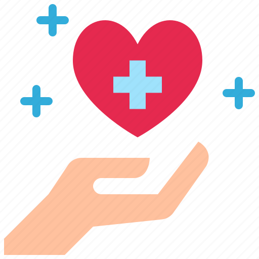 Health, insurance, heart, healthcare, hand, protection icon - Download on Iconfinder