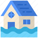 flood, natural disaster, home, house, insurance, property