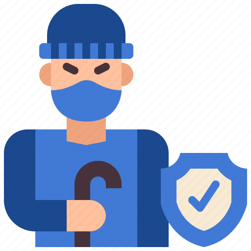 Burglary, insurance, protection, security, shield, protect, thief icon - Download on Iconfinder