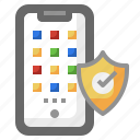 smartphone, safe, shield, insurance, protected