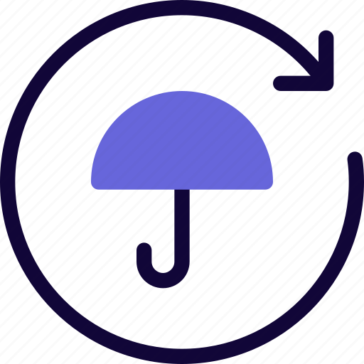 Refresh, umbrella, medical, insurance icon - Download on Iconfinder