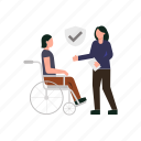 wheelchair, disable, person, health, insurance