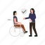 wheelchair, disable, person, health, insurance 