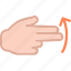 arrow, finger, hand, interaction, touchsup, upload 