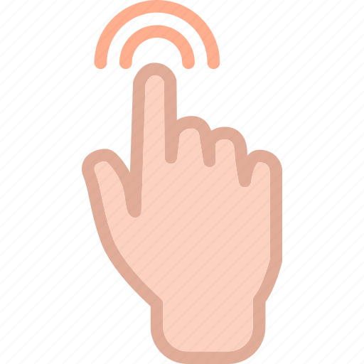 Finger, hand, interaction, touchsignal icon - Download on Iconfinder