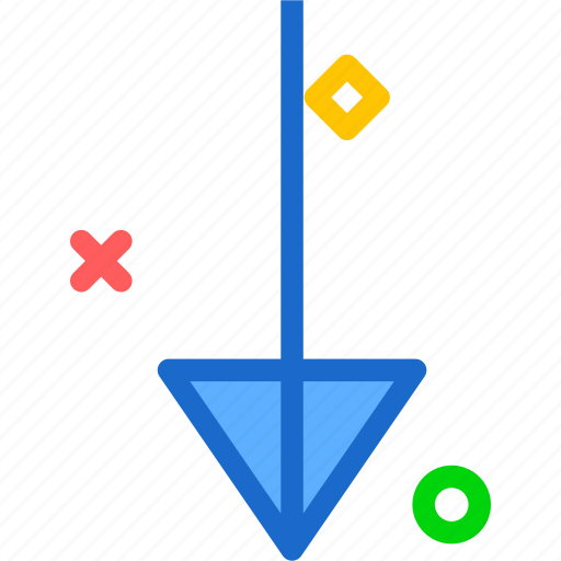 Arrow, arrows, circle, down, point icon - Download on Iconfinder