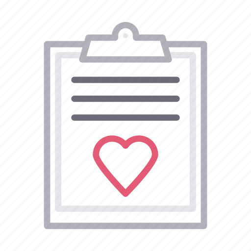 Clipboard, document, favorite, heart, project icon - Download on Iconfinder