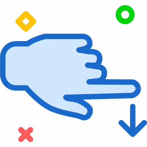 Finger, gesture, hand, interaction, swipe, touch2 icon - Download on Iconfinder