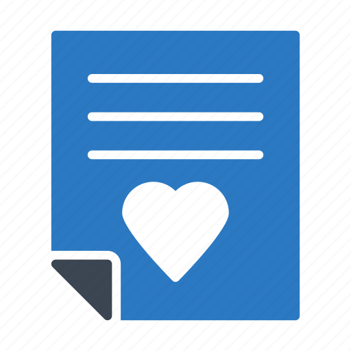 Document, favorite, file, heart, sheet icon - Download on Iconfinder