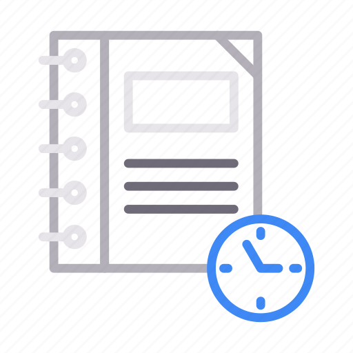 Deadline, diary, notebook, stationary, stopwatch icon - Download on Iconfinder