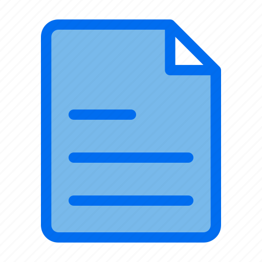 Text, file, document, paper icon - Download on Iconfinder