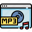 browser, computer, mp3, music, song 