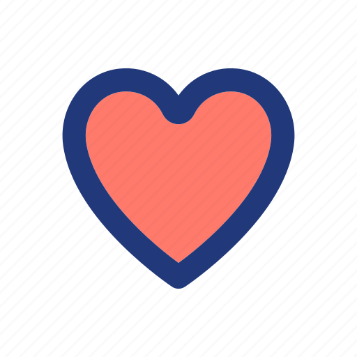 Heart, like button, expressing love, reaction icon - Download on Iconfinder