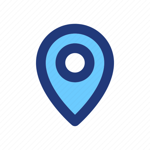 Location pin, spot on map, pin, navigation icon - Download on Iconfinder
