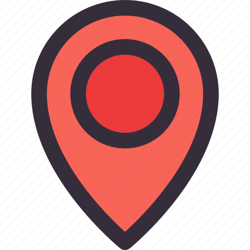 Pin, map, placeholder, location, pointer icon - Download on Iconfinder