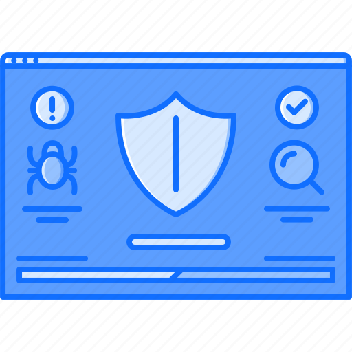 Antivirus, interface, program, protection, shield, window icon - Download on Iconfinder