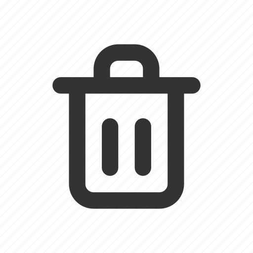 Trash can, delete button, recycle bin, waste container icon - Download on Iconfinder