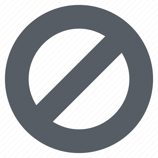 Ban, blocked, forbidden, illegal, interface icon - Download on Iconfinder