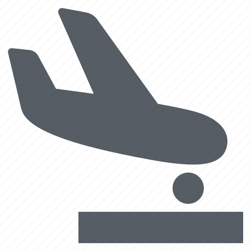 Airplane, airport, arrival, fly, transportation, travel icon - Download on Iconfinder